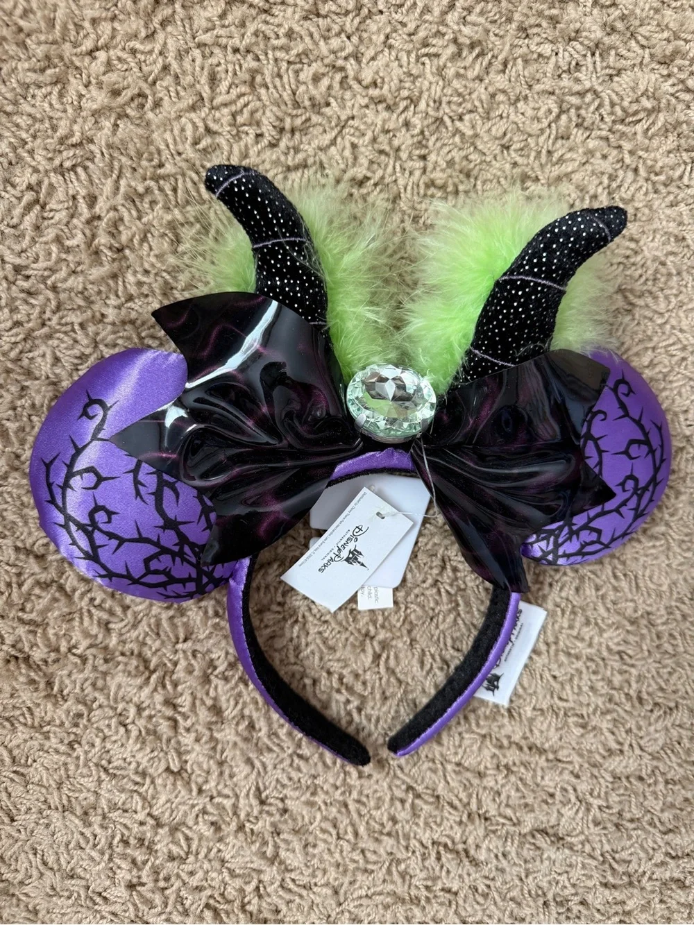 Disney Maleficent DisneyParks NWT Mickey Ears Headband RARE